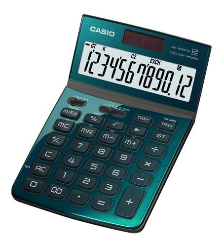 Calculadora Casio Escritorio Jw-200tw-gn