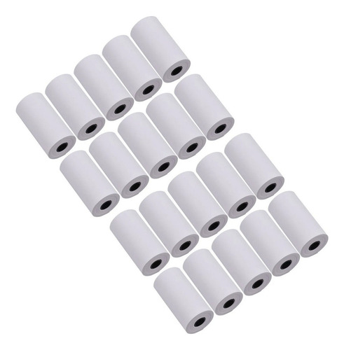 Rollo Papel Termico 20 Unidades 58mm Rollos Papel Para Transbank 57 X30  Rollos De Papel Termico 57 X30 Mm Transbank Papel Termico Rollos Para Impresión Papel Termico Cintas Termicas Qatarshop Rollos