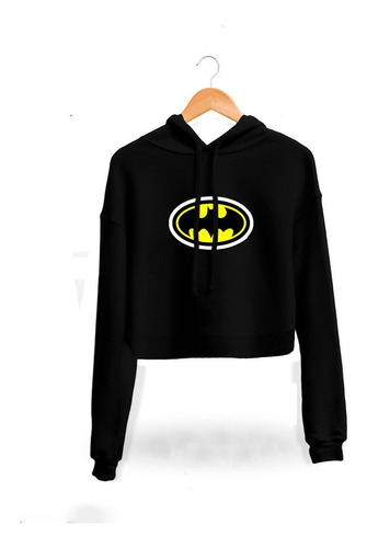 Hoodie Crop Top Batman