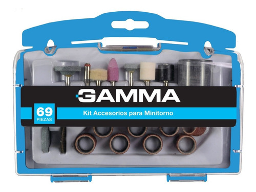 Set Kit Accesorio Mini Torno 69 Piezas Gamma G19504ac 