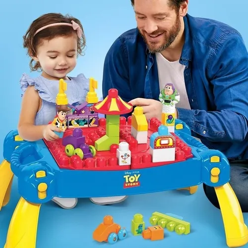 Brinquedo Infantil Mesa De Constru o Mega Bloks Toy Story
