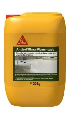 Antisol Blanco Pigmentado Curador Para Concreto Reflectivo