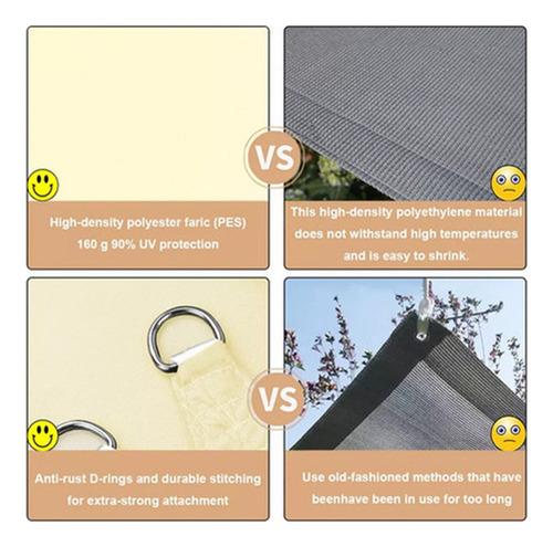 Toldo Uv Portátil Toldo Impermeable Con Protección Uv 2x3m W