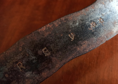 Imagen 8 de 9 de Antigua Espada Ropera Portuguesa Hoja Flamigera Siglo Xvii.