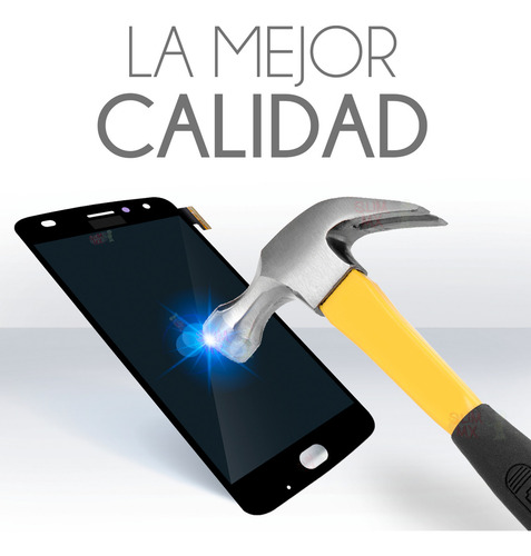 Pantalla Completa Compatible Con Moto Z2 Play Xt1710 Amoled Color Negro