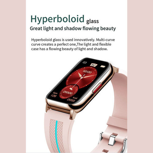 Reloj Inteligente Smartwatch Fralugio H76 Curvo Full Hd Ips