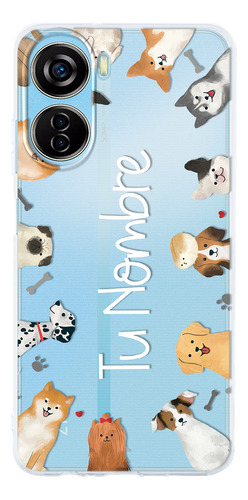 Funda Para Zte Para Mujer Razas Perritos Personalizada