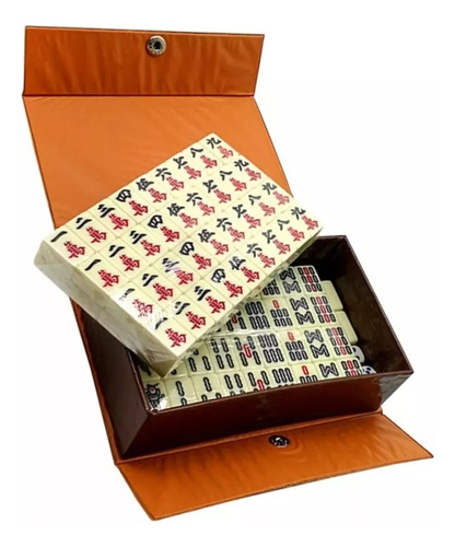 Mini Juego De Mahjong Chino 144 Hojas Azulejos Juegos