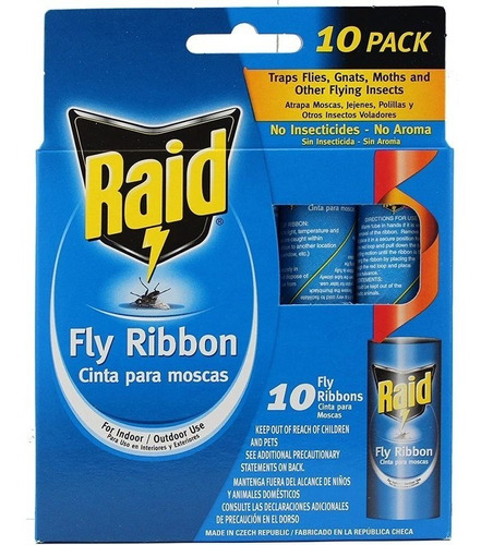 Raid Cinta Para Atrapar Moscas Fly Ribbon Trampa Para Moscas