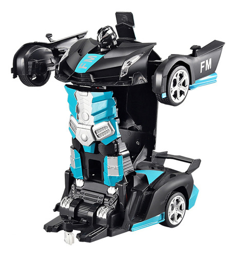 Transform Rc Car Robot, Coche Rc De 2.4 Ghz Con Un Solo Botó