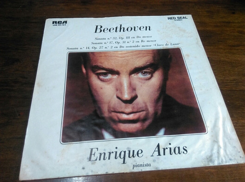 Vinilo Beethoven Sonata 32,17,14 Enrique Arias Pianista. Ljp