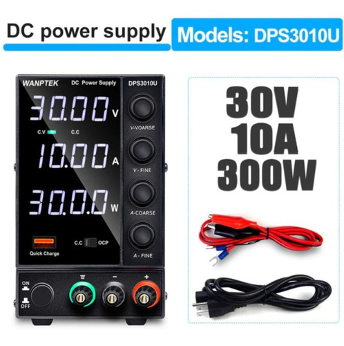 Imagem 2 de 2 de Fonte Ajustável Regulador Tensão 30v 10a 300w Usb Dps3010u