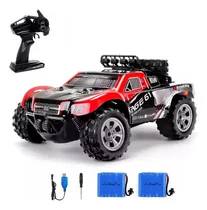 Comprar Juguetes De Carro Control Remoto Todo Terreno 1:18+2 Baterías Regalos De Juguetes Para Niños Color Rojo Quopiy