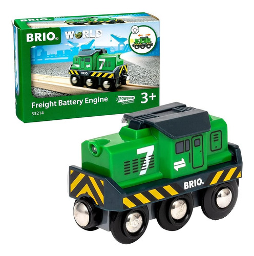 Brio World Freight Motor De Batería - Juego De Tren De Jugue