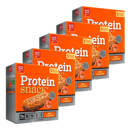 Protein Snack 25 Barras De Proteina 5 Sabores Dietafitness