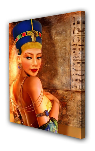 Cuadro 20x30cm Egipto Nefertiti Reina Egipto