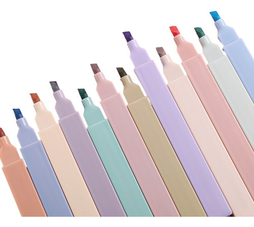 6 Bolígrafos Kawaii, Bonitos Marcadores De Colores. [j]