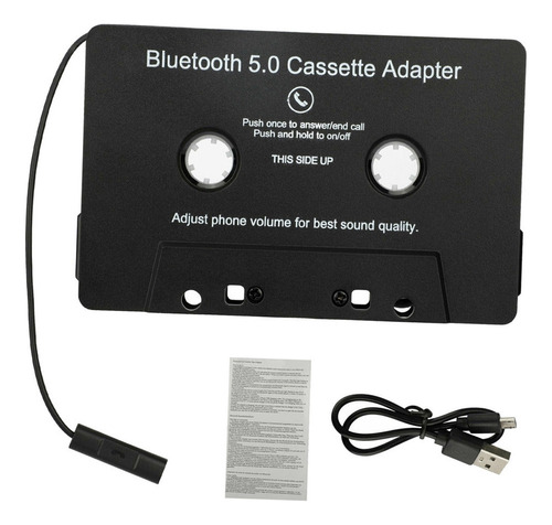 Fwefww Adaptador De Cassette Bluetooth A Auxiliar Con