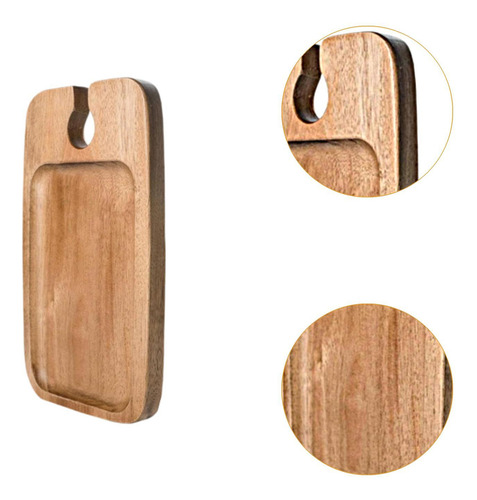 Tabla Para Servir Aperitivos Y Vino Con Soporte Para Vino,