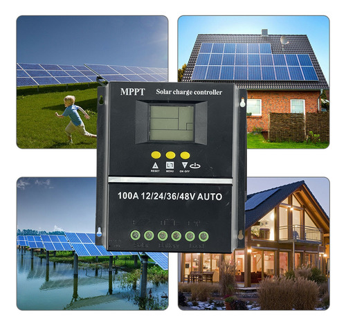 Controlador De Carga Solar 100a/80a/60a Mppt/pwm