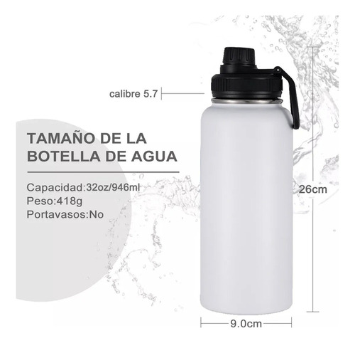 Xt Termo Vaso Botella Acero Inoxidable Con Fría/caliente 32
