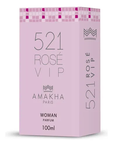 Deo Colônia Feminino 521 Vip​ Rosé 100ml - Amakha Paris