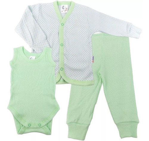 Roupa De Bebê Kit 4 Conjuntos Pagão Calça Body E Casaco