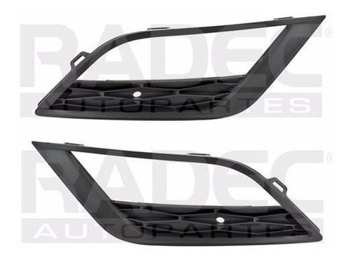 Par Juego Rejillas Fascia Del Seat Ibiza 2013 2014 2015 Qwe