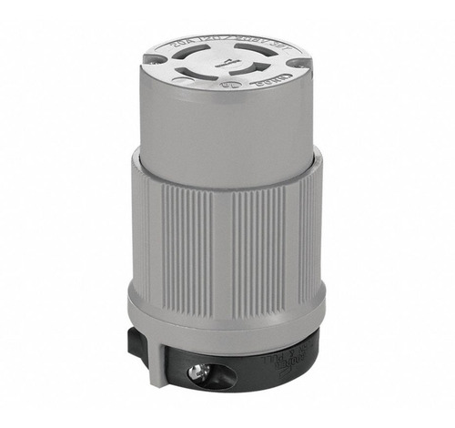 Imagen 1 de 3 de Conector De Media Vuelta Arrow Hart 20a 4p Gris