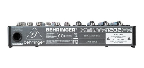 Behringer Xenyx 1202-fx Consola 12 Entradas Efectos Oferta