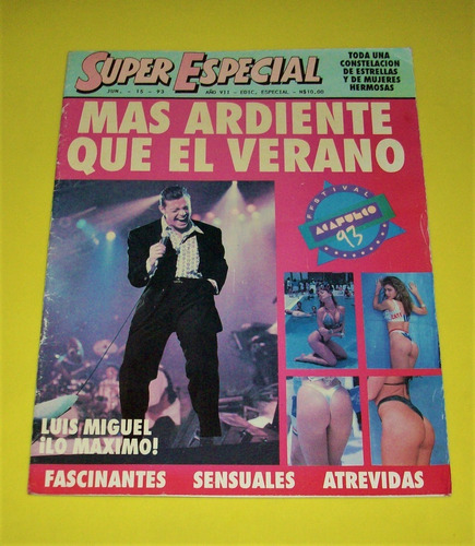 Luis Miguel Revista Super Especial Thalia Selena Timbiriche 