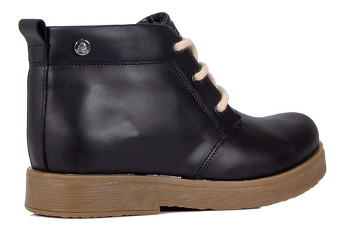 Imagen 4 de 7 de Botas Botitas Mujer Cuero Cordones Clasica Mara Citadina