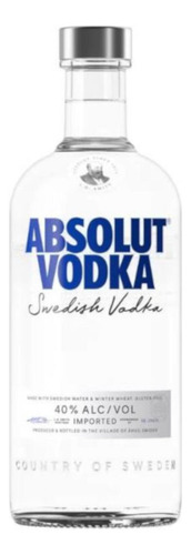 Pack De 6 Vodka Absolut Blue 750 Ml