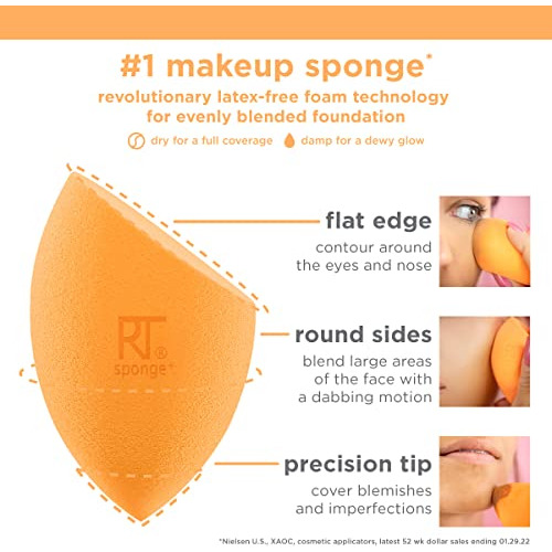 Esponja Miracle Complexion De Real Techniques, Mezcla De Maq
