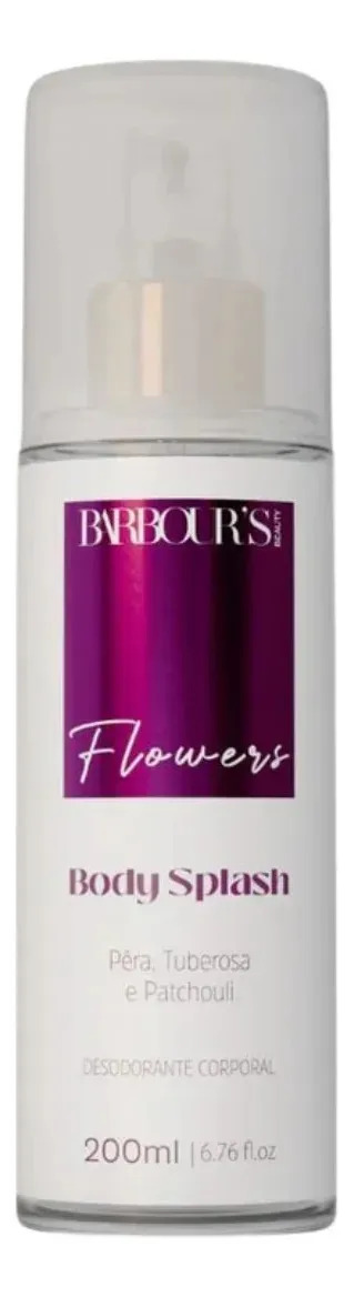 Body Splash Barbours Beauty Flowers Feminino Body splash Spray