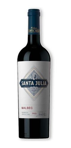 Vino Santa Julia Malbec 750 Ml X6 Unidades