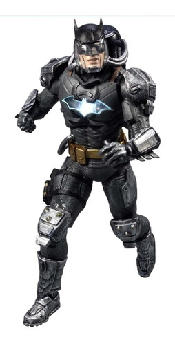 Batman Luz Led Hazmat Suit Figura Gold Lab Dc Mcfarlane Toys