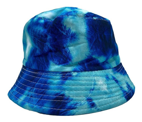 Bucket Hat Diseño Desteñido Azul Acc Para Mujer 