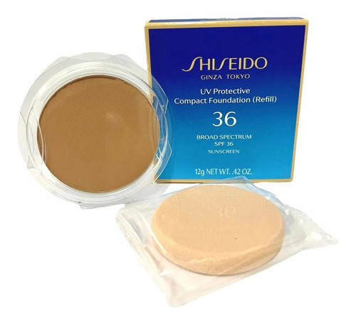 Base de maquiagem em pó Shiseido Uv Protective - 12g