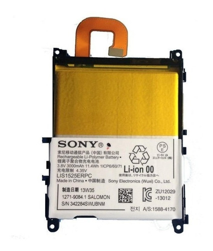 Imagen 1 de 1 de Bateria Sony Z1