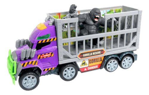 Teamsterz Monster Moverz Camion De Rescate Gorila Con Luz Y 