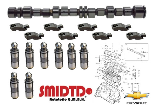 1 Arbol De Levas 8 Buzos 8 Balancines Chevy Pickup 1.6l 96-1