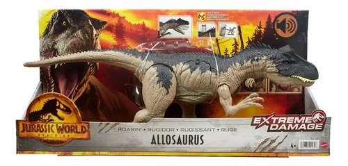 Jurassic World Extreme Damage Dinosaurio Allosaurus Sonidos