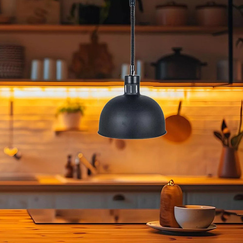 Lámpara Para Calentar Alimentos, Para Pizza, Color Negro