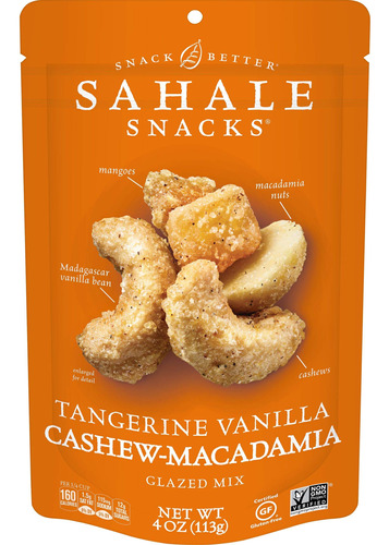 Sahale Snacks - Mezcla Glaseada De Nueces De Macadamia, Anac