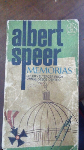 Libro   Albert Speer   Memorias  Ed. Arca De  Papel