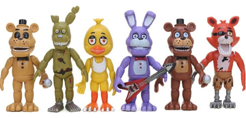 Muñecos Blister Five Nights Freddyx6