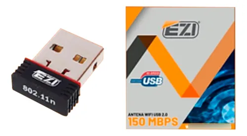 ANTENA WIFI USB 2.0 150MBPS MARCA EZI