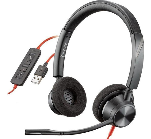 Headset Plantronics Blackwire Bw3320-m Usb-a 214012-101