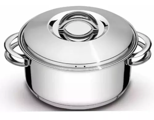 Olla Profunda Acero Inoxidable Tefal Primary Triple Fondo Inducción 24 cm